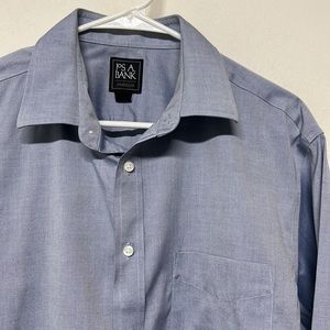 Jos. A. Bank Traveler Slim Fit Blue Button Down